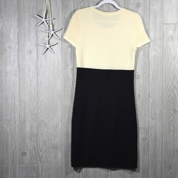 Alex Marie Sweater Dress White Black Wool Size Small - Picture 3 of 7